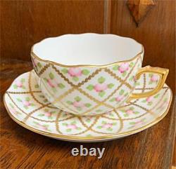 Herend #365 Sable Gold Rose Cup Saucer