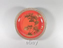 Herend, Chrysanteme D'or Coffee Cup & Saucer, Handpainted Porcelain! (k005)