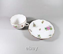 Herend, Eton Tea (724) Cup & Saucer, Handpainted Porcelain! (j328)