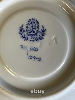 Herend Hungary Waldstein Blue Cup and Saucer