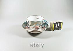 Herend Masterpiece, Cornucopia Coffe Cup & Saucer By Altai Sándorné (a001)