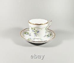 Herend, Nyon (ny) Coffee Cup & Saucer, Handpainted Porcelain! (h071)