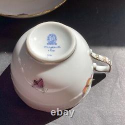 Herend Porcelain Chanticleer 704 Cup Saucer MINT! #4