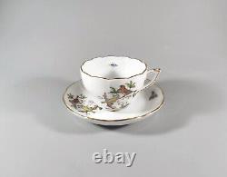 Herend, Rothschild Coffee (730) Cup & Saucer, Handpainted Porcelain! (bt003)