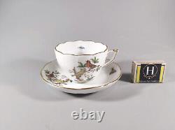 Herend, Rothschild Coffee (730) Cup & Saucer, Handpainted Porcelain! (bt003)