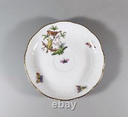 Herend, Rothschild Coffee (730) Cup & Saucer, Handpainted Porcelain! (bt003)