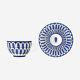 Hermes Bleus D'ailleurs Pair Of Teacups And Saucers #p030016p Brand Nib F/sh