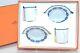 Hermes Chaine D'ancre Demitasse Cup And Saucer 2 Set Blue Espresso Ya120