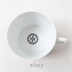 Hermes Cup Saucer H Deco Porcelain Tableware Sets White Black 5.5×7.5cm