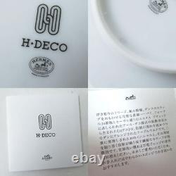 Hermes Cup Saucer H Deco Porcelain Tableware Sets White Black 5.5×7.5cm