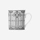 Hermes H Deco Mug Mug N°1 In Porcelain Set Of Two