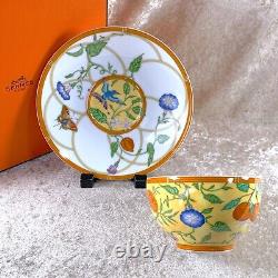 Hermes Large Morning Soup Cup & Saucer La Siesta Porcelain Tableware with Box