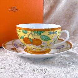 Hermes Large Morning Soup Cup & Saucer La Siesta Porcelain Tableware with Box