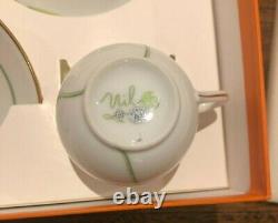 Hermes Nile Demitasse Cup and Saucer set coffee Espresso