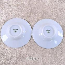 Hermes Paris Demitasse Cup & Saucer Mesclun Porcelain Tableware 2 Sets