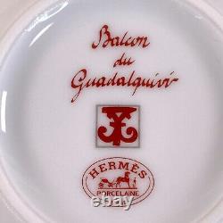 Hermes Paris Demitasse Cup & Saucer Porcelain BALCON DU GUADALQUIVIR No Box