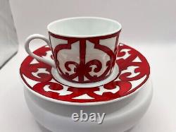 Hermes Paris Guadalquivir Tea Cup & Saucer Porcelain Tableware