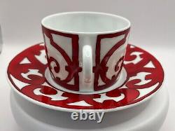 Hermes Paris Guadalquivir Tea Cup & Saucer Porcelain Tableware