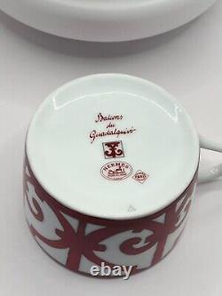 Hermes Paris Guadalquivir Tea Cup & Saucer Porcelain Tableware