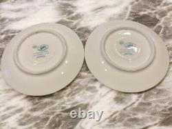 Hermes Paris Porcelain Demitasse Cup and Saucer Set of 2 Toucans Tableware Used