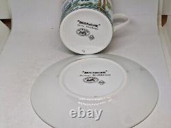 Hermes Paris Porcelain Mug Cup & Saucer Patchwork Tableware