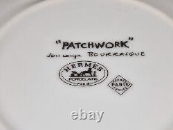 Hermes Paris Porcelain Mug Cup & Saucer Patchwork Tableware