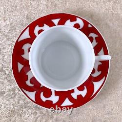 Hermes Paris Tea Cup & Saucer Balcon du Guadalquivir Porcelain Tableware with Case