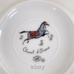 Hermes Paris Tea Cup & Saucer Cheval d'Orient No. 1 Horse Porcelain No Box