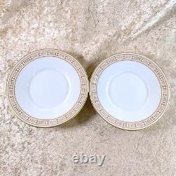 Hermes Paris Tea Cup & Saucer Egee Soleil Porcelain Tableware 2 Sets with Case