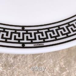 Hermes Paris Tea Cup & Saucer H Deco Porcelain Tableware 2 Sets with Box