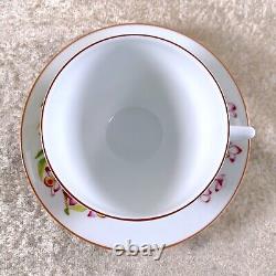 Hermes Paris Tea Cup Saucer Jardin des Orchidees #18 Porcelain Tableware