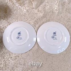 Hermes Paris Tea Cup & Saucer Le Jardin des Papillons Porcelain Tableware 2 Sets