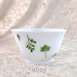 Hermes Paris Tea Cup & Saucer Porcelain Top Lid Cover MESCLUN Tableware withBox