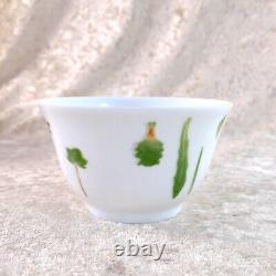 Hermes Paris Tea Cup & Saucer Porcelain Top Lid Cover MESCLUN Tableware withBox