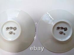 Hermes Porcelain Chaine D'ancre Platinum Espresso Cup Saucer Tableware set 4117