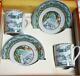 Hermes Porcelain Patchwork Coffee Cup Saucer Tableware Set Ornament Ship New