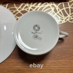 Hermes Rhythm Cup & Saucer 2 Sets Porcelain 7.5cm x 5.3cm 14.5cm With BoxGreen