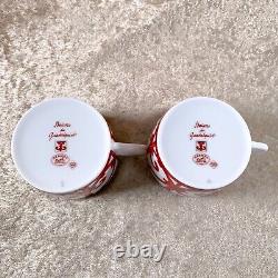 Hermes Tea Cup & Saucer Balcon du Guadalquivir Porcelain Tableware 2 Sets withBox