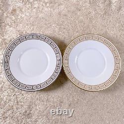 Hermes Tea Cup & Saucer Egee Soleil & Luna Porcelain Tableware 2 Sets with Box