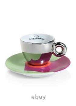 ILLY ART COLLECTION 4 Espresso Cups Stefan Sagmeister Limited Edition 23388