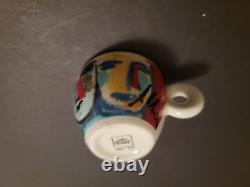 Illy Collection, Vintage 1993 Richard Ginori Art Collection Espresso 5 Cups