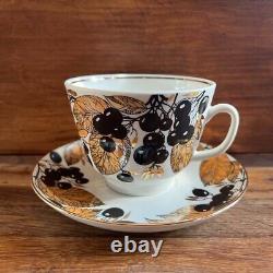 Imperial Porcelain Berry Cup Saucer Lomonosov