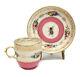 Imperial Royal Vienna Porcelain Cup & Saucer With Realistic Cricket Insect, 1858