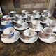 Italian Porcelain Collection Of 15 Espresso Cups And Saucers