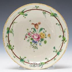 James Giles Decorated Worcester Porcelain Teacup and Saucer c1770