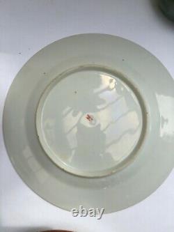 Japanese Thousand Faces sugar cream cup saucer 16 pc Eggshell Porcelain tea set
