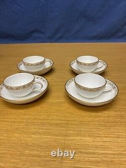 KPM Berlin Germany (4 Sets) Demitasse Cup & Saucer/Bowl Sets 19th Century