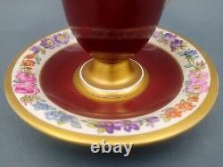 KPM Berlin Hand Painted Cup & Saucer set around 1900