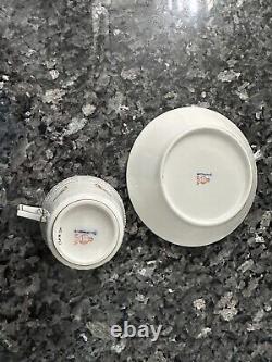 KPM Berlin Kurland Cup and Saucer Decor 41- Porcelain Set Of 6 In Original Box