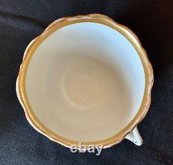 KPM Berlin Porcelain Tea Cup & Saucer (2 Sets) c. 1849-1870